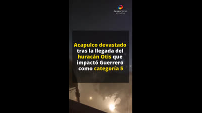 Asombrosos Vídeos del Huracán Otis Azotando Acapulco