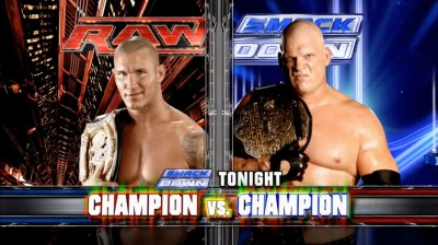 Randy Orton vs Kane - Champion vs Champion Match (Full Match)