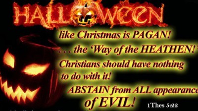 EX-GOTH WARNS DON'T CELEBRATE HALLOWEEN.