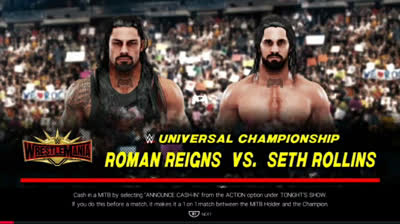 Seth Rollins vs Roman Reigns (WWE 2K19)