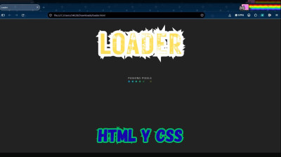 Cómo crear una animación de carga con HTML y CSS - Web development